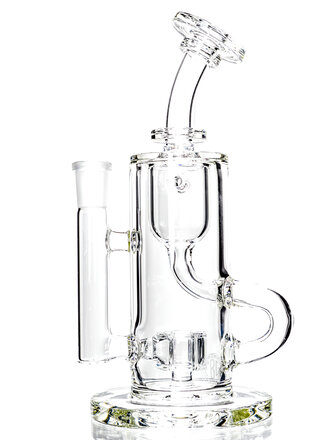 Fat Boy Glass Fat Boy Clear Klein with Slit perc