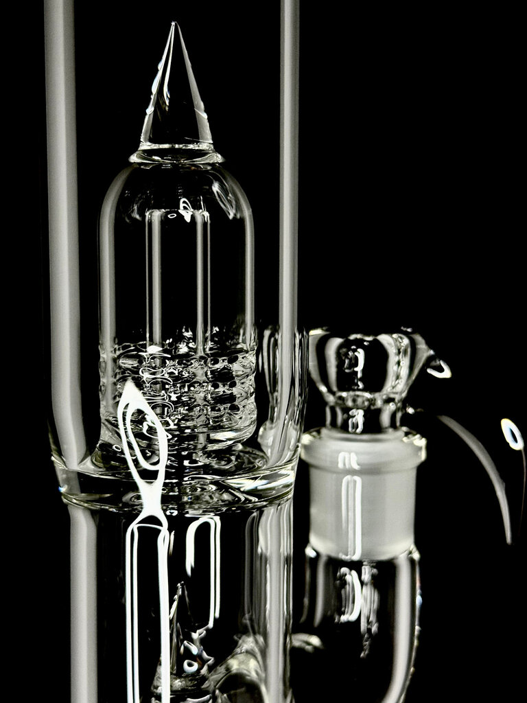 Sovereignty Mini Grid Dome - C - Fixed Stem 180 W/ Splash Guard Str Neck