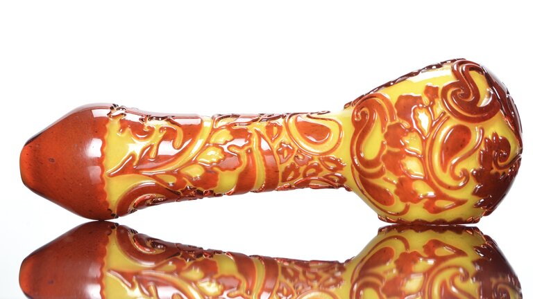 Liberty 503 Frit over Frit w/fire polish 1
