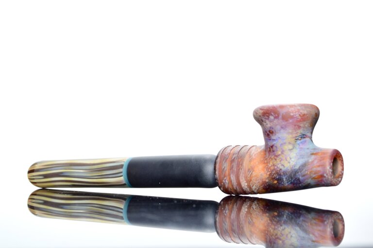 Elks That Run (ETR) ETR Two Piece Ceremonial Pipe - stone