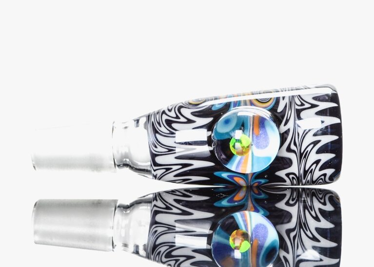 Robin Hood Glass Ribbon Linework Slide 14mm