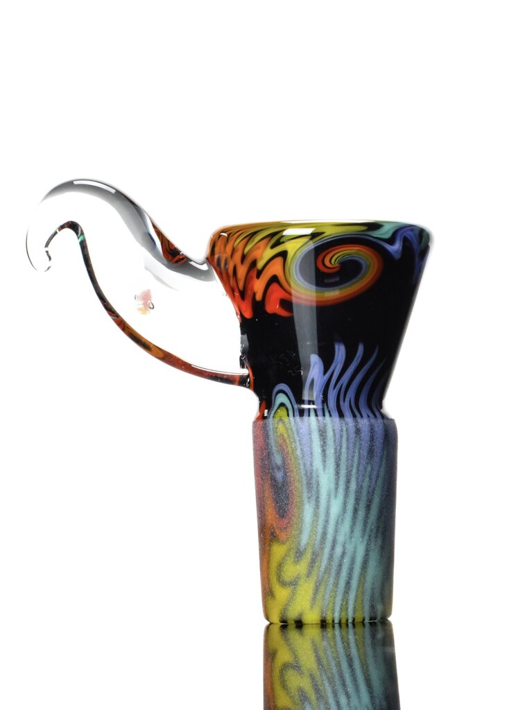 Kevin Howell Fully worked 4 hole slide with Opal horn 18mm 2