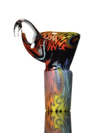 Kevin Howell Fully worked 4 hole slide with Opal horn 18mm 2