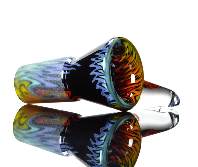 Kevin Howell Fully worked 4 hole slide with Opal horn 18mm 2