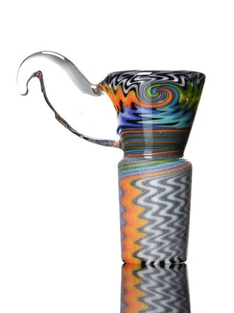 Kevin Howell Fully worked 4 hole slide with Opal horn 18mm 5