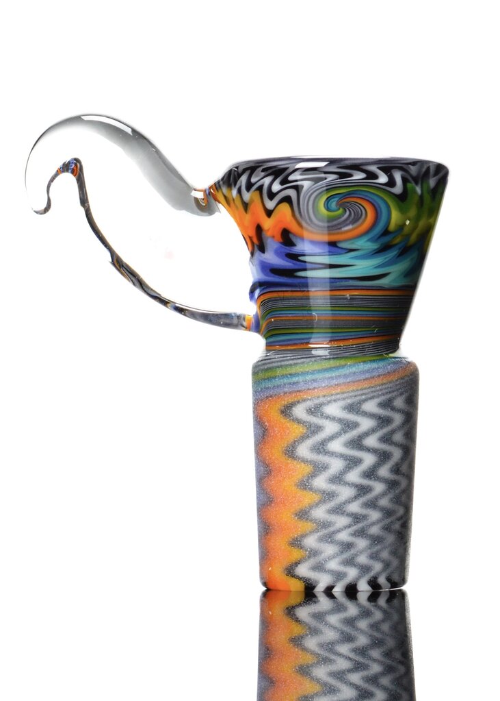 Kevin Howell Fully worked 4 hole slide with Opal horn 18mm 5