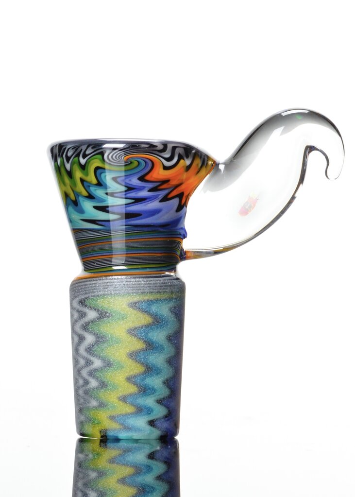 Kevin Howell Fully worked 4 hole slide with Opal horn 18mm 5