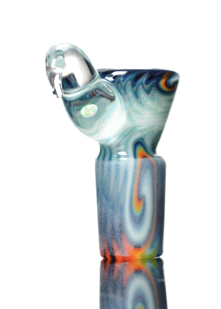 Kevin Howell Fully worked 4 hole slide with Opal horn 18mm 4