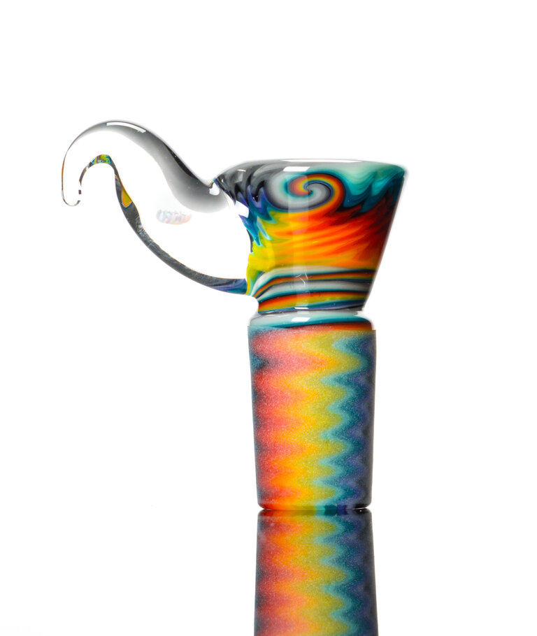 Kevin Howell Fully worked 4 hole slide with Opal horn 18mm 1