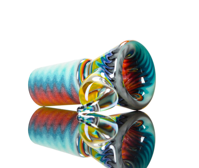 Kevin Howell Fully worked 4 hole slide with Opal horn 18mm 1