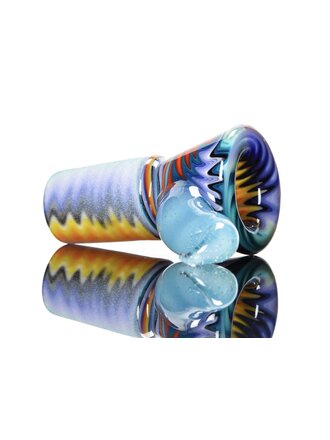 Kevin Howell Fully worked 4 hole slide with color horn 18mm 2