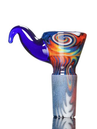 Kevin Howell 4 Hole Martini Slide w/ worked joint 14mm 3