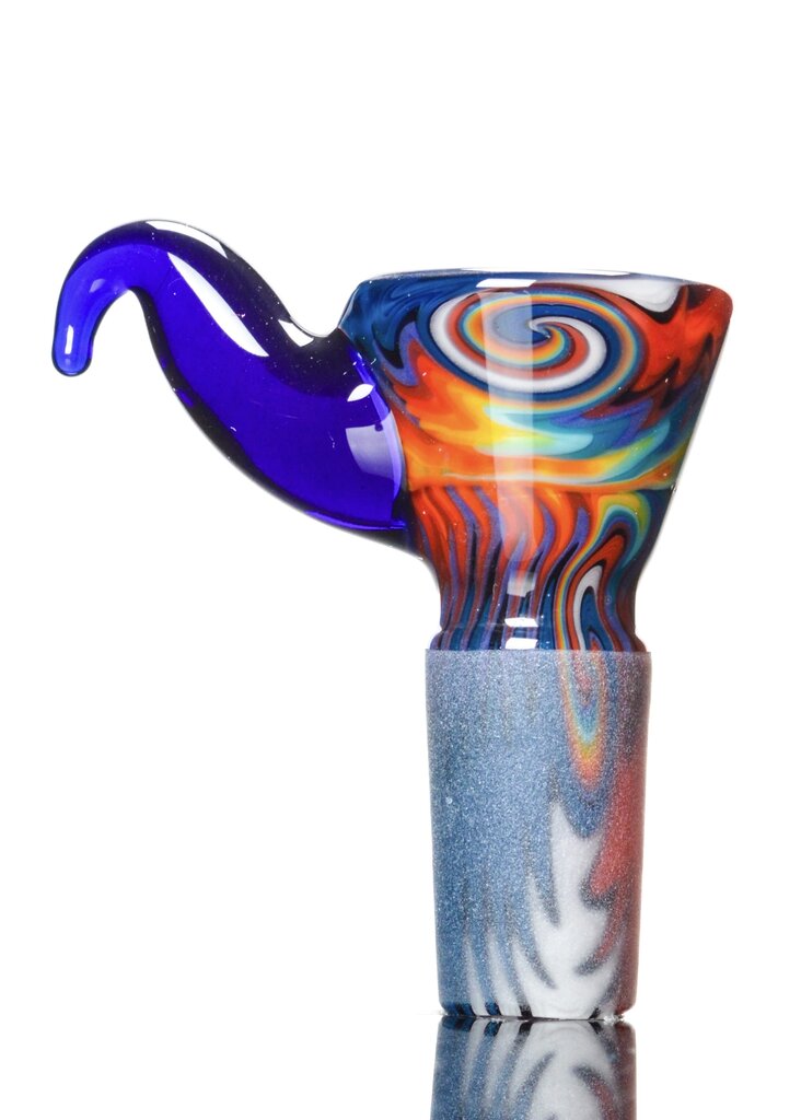 Kevin Howell 4 Hole Martini Slide w/ worked joint 14mm 3