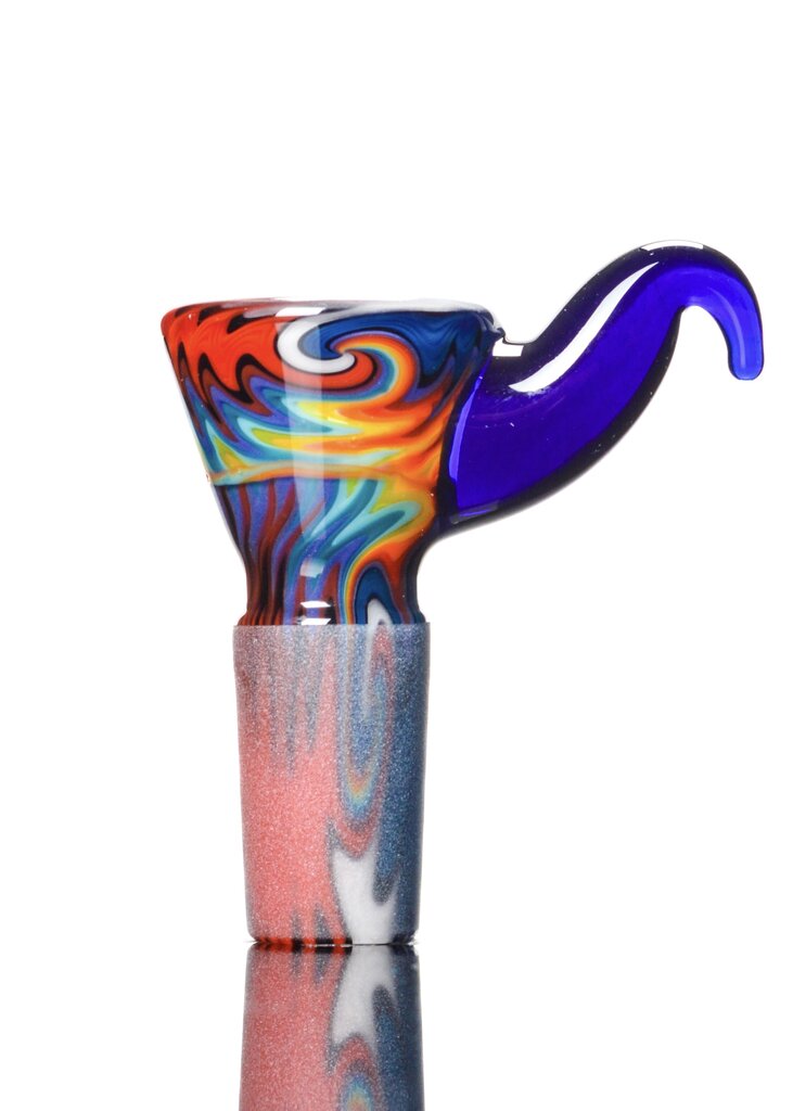 Kevin Howell 4 Hole Martini Slide w/ worked joint 14mm 3