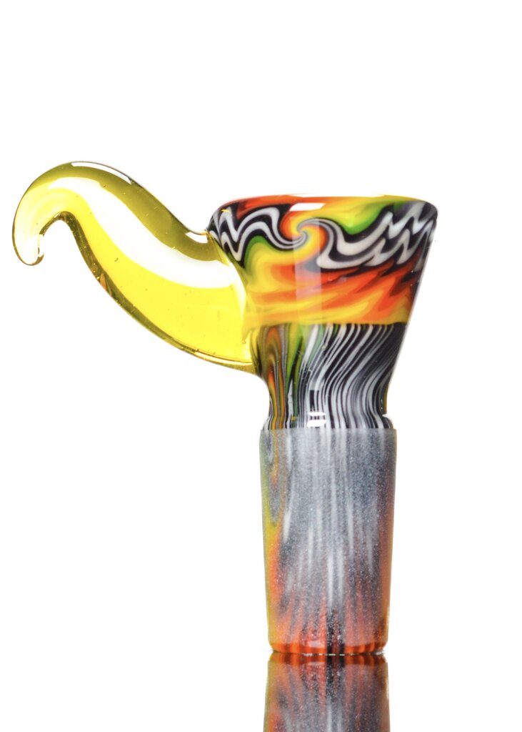 Kevin Howell 4 Hole Martini Slide w/ worked joint 14mm 2