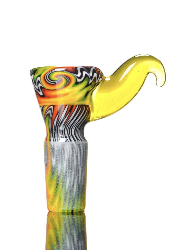 Kevin Howell 4 Hole Martini Slide w/ worked joint 14mm 2