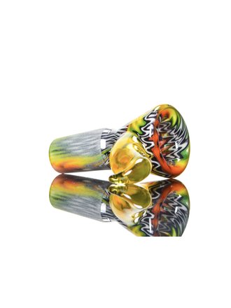 Kevin Howell 4 Hole Martini Slide w/ worked joint 14mm 2