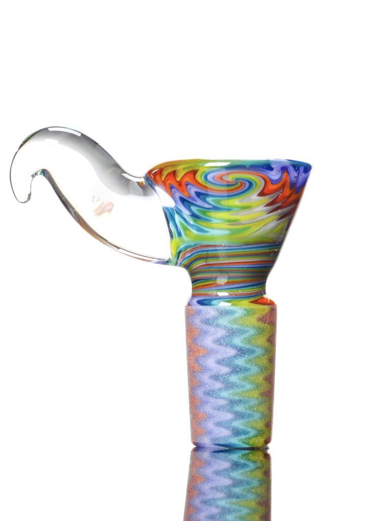 Kevin Howell Fully worked 4 hole slide with Opal horn 14mm 2