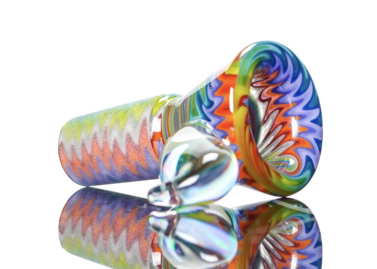 Kevin Howell Fully worked 4 hole slide with Opal horn 14mm 2