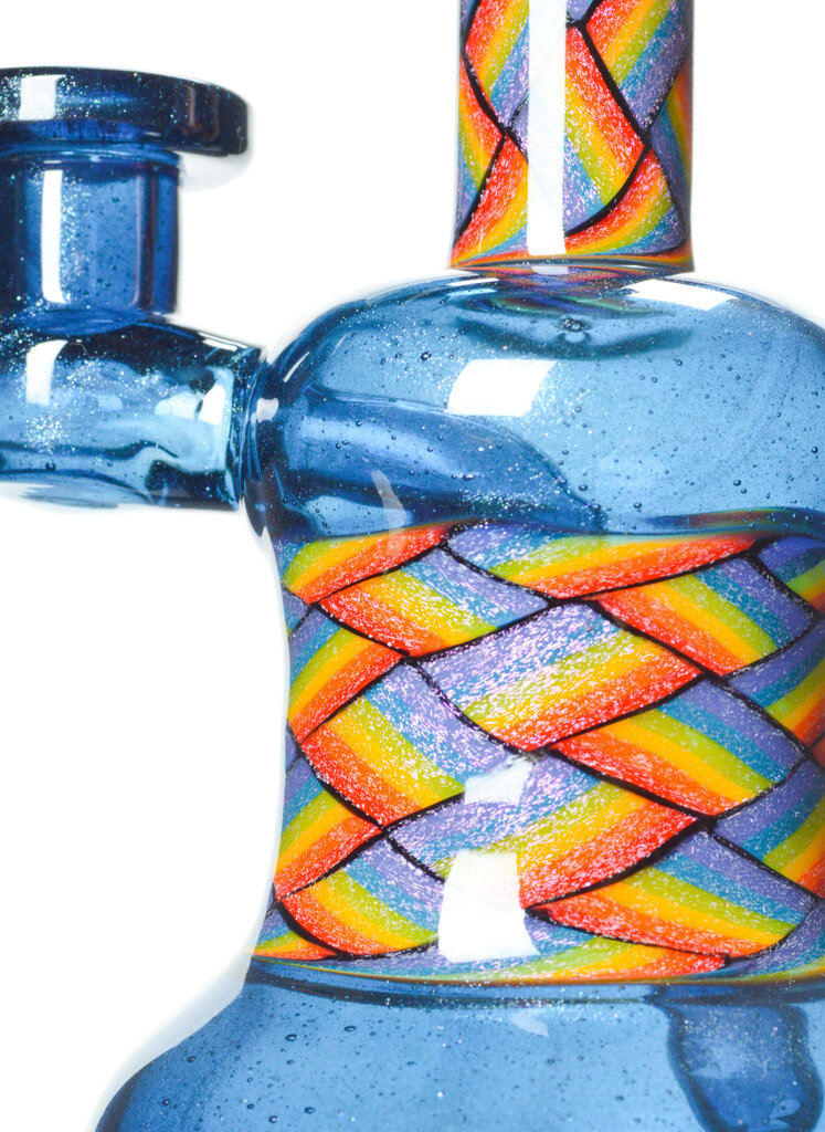 Kevin Howell Basket Weave Dichro Rig in Blue Stardust