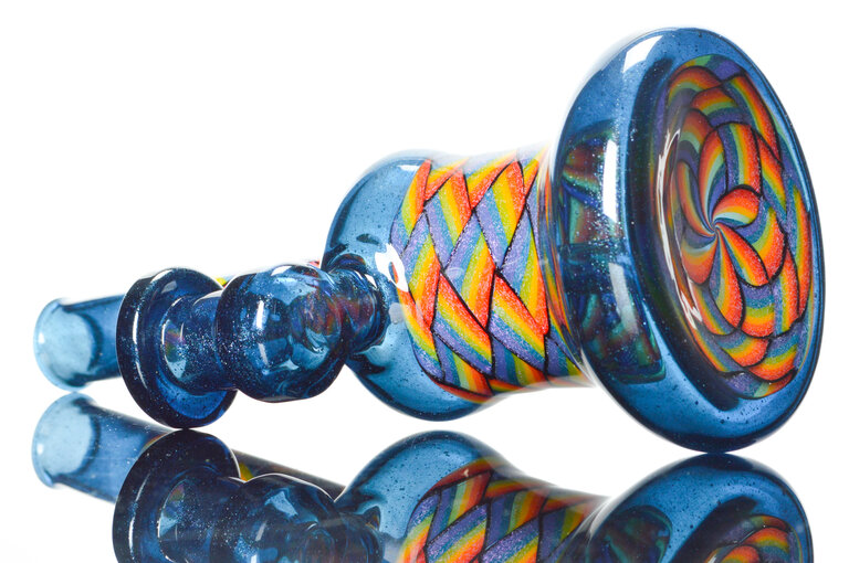 Kevin Howell Basket Weave Dichro Rig in Blue Stardust