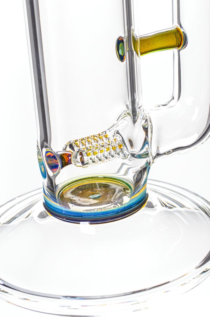 Sovereignty 8Tree - PA NS Yellow x Europa Star - G Line 9.5mm 6 Cut UpGrid to Gridded 8 Tree with Splash Guard Millie x1 44mm Neck