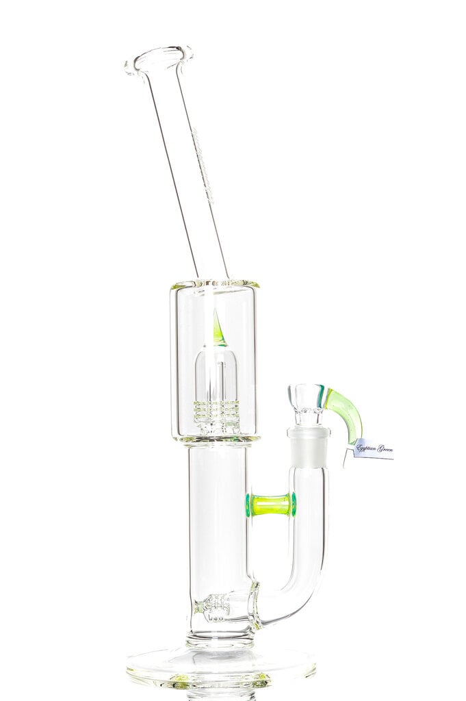 Sovereignty MGDSB - MA Egyptian Green- 3 Line 9.5mm 3 Cut to Mini Grid Dome Bent Neck