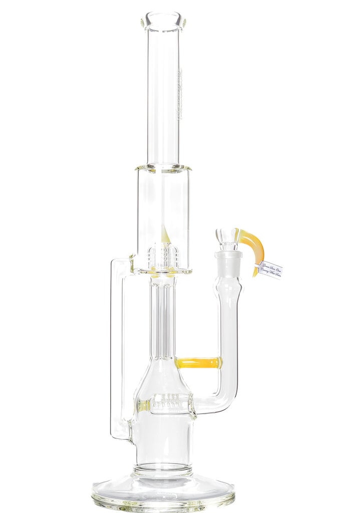 Sovereignty 4Net - MA Grease Stain x Creamy White Satin - Stemline 20mm 6 Cut UpGrid to Splash Guard 38mm Neck