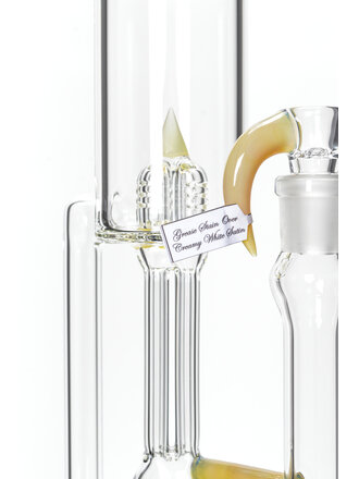 Sovereignty 4Net - MA Grease Stain x Creamy White Satin - Stemline 20mm 6 Cut UpGrid to Splash Guard 38mm Neck