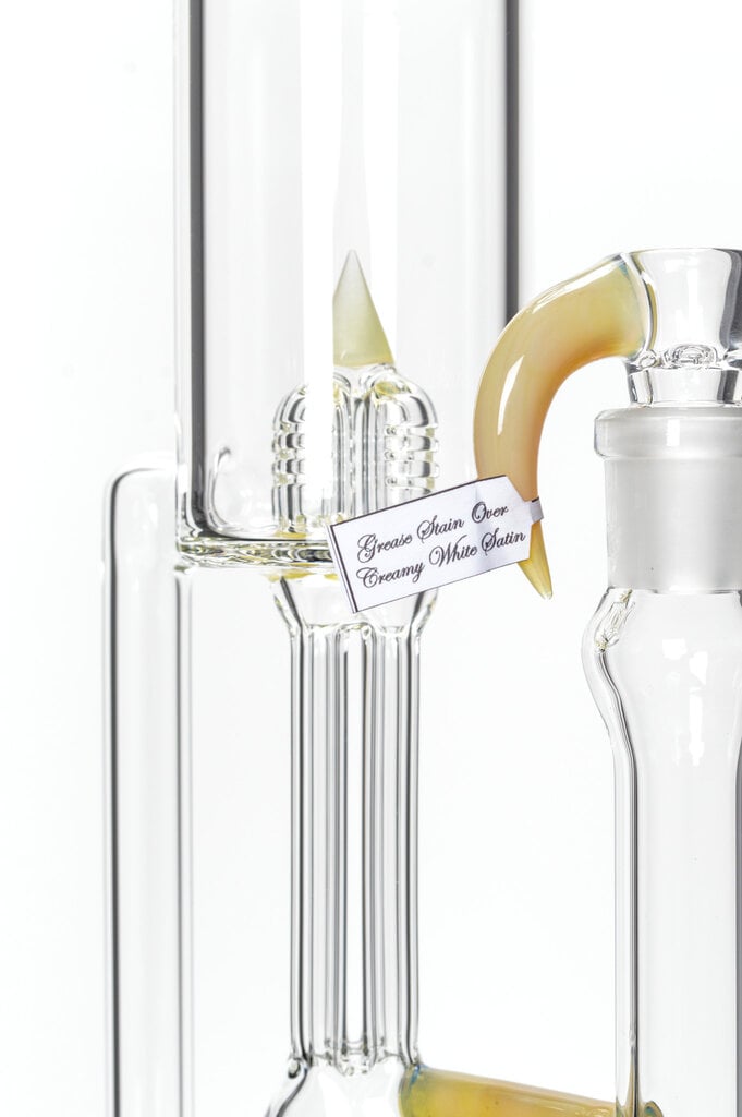 Sovereignty 4Net - MA Grease Stain x Creamy White Satin - Stemline 20mm 6 Cut UpGrid to Splash Guard 38mm Neck