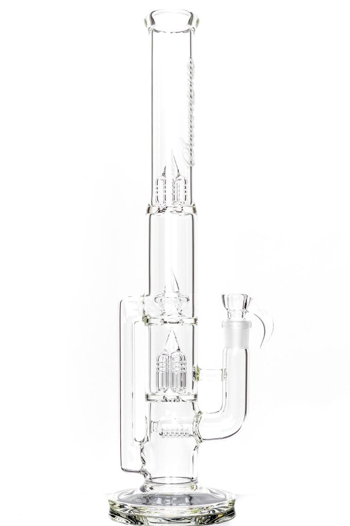 Sovereignty TreeCycler - C - Stemline 20mm 6 Cut DownGrid to Inverted 4 to Imperial with Splash Guard 44mm Neck