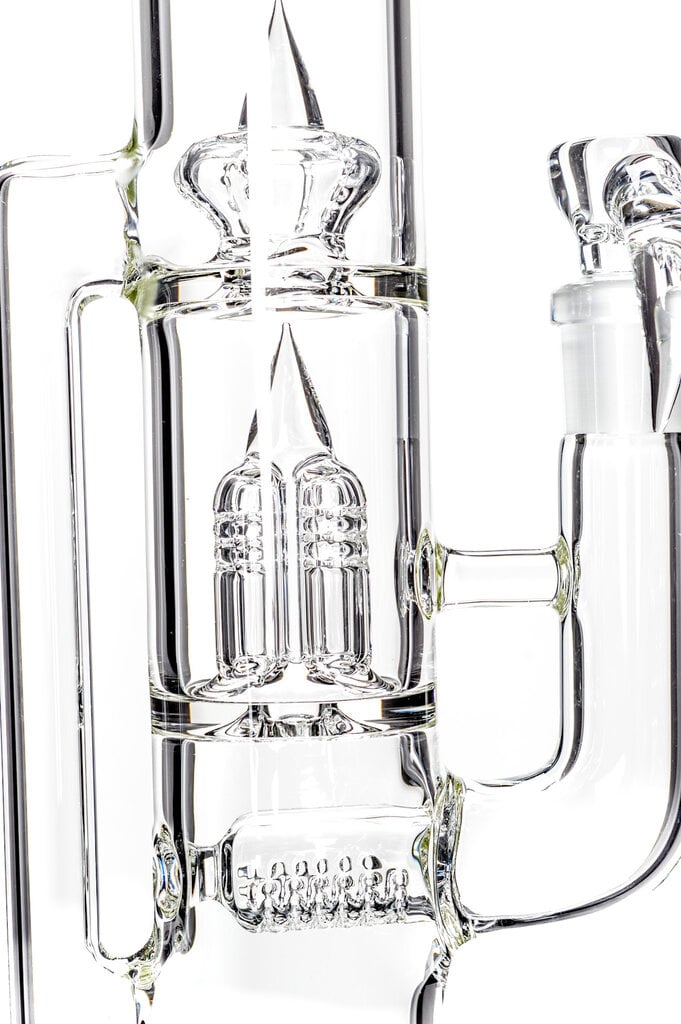 Sovereignty TreeCycler - C - Stemline 20mm 6 Cut DownGrid to Inverted 4 to Imperial with Splash Guard 44mm Neck