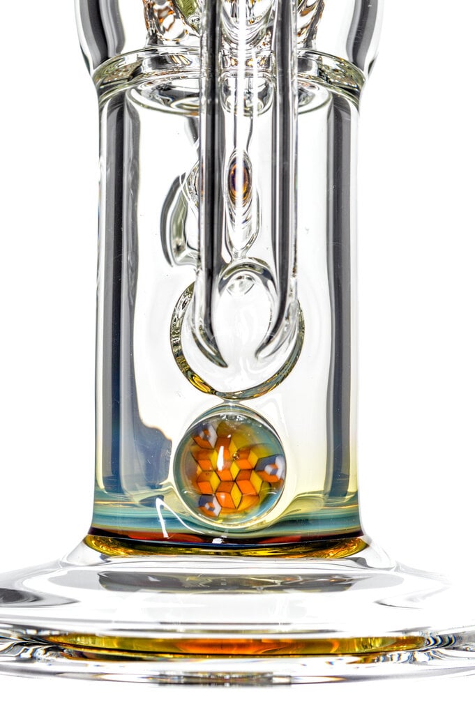 Sovereignty CapCycler - PA NS Yellow x Europa Star - Stemline 16mm 6 Cut UpGrid to Grid Cap 180 with Spike and Splash Guard Millie x1 38mm Neck