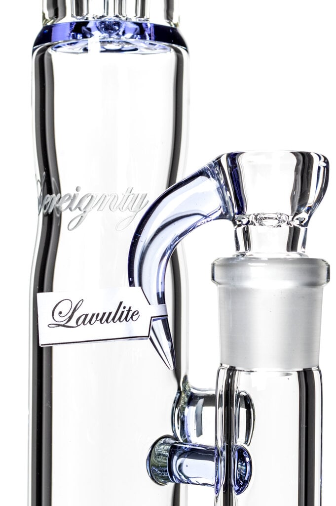 Sovereignty Shorty4 (Pawn) - PA Lavulite - Stemline 16mm 3 Cut 360 with Clear Tube Reduction CS x1