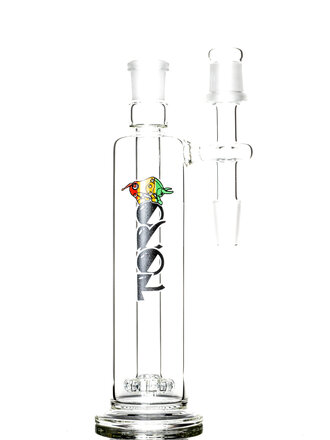 Toro Toro Ash Catcher Convertible Bubbler  Clear w/ Rasta logo