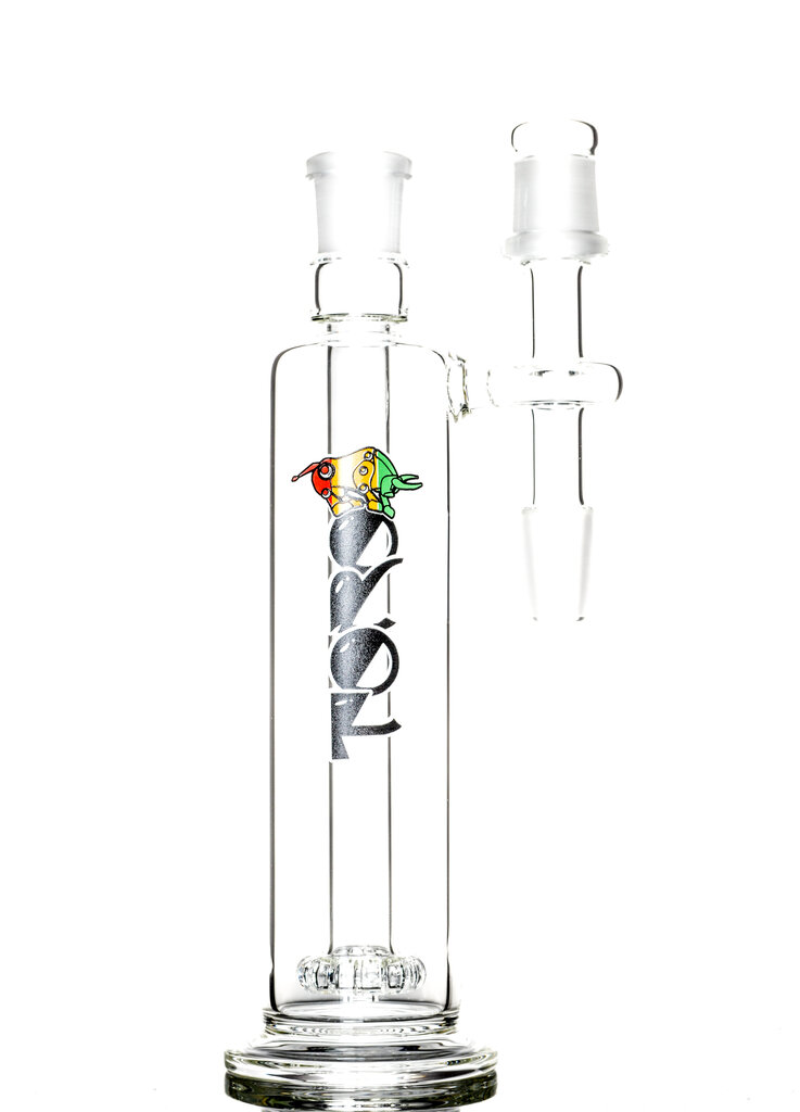 Toro Toro Ash Catcher Convertible Bubbler  Clear w/ Rasta logo