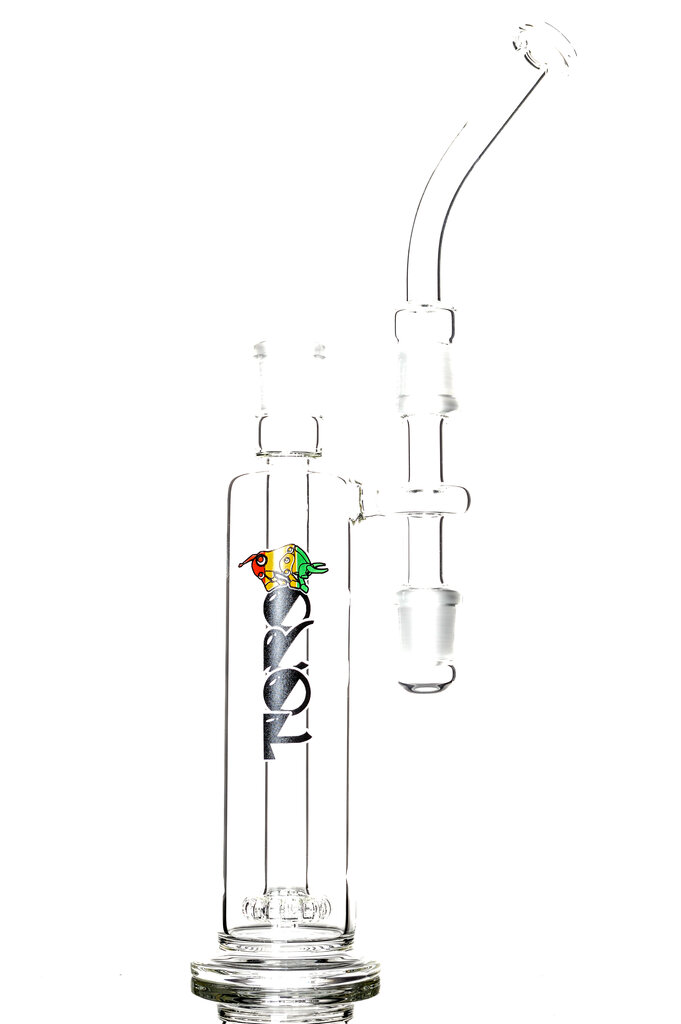 Toro Toro Ash Catcher Convertible Bubbler  Clear w/ Rasta logo