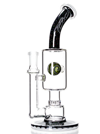Toro Worked Jet Perc with Color Neck & Foot - Crushed Opal
