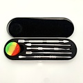 Stainless Steel 5pc Dab Tool Set with Case