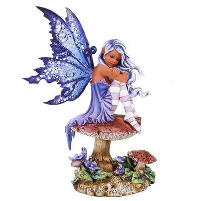 Violet Fairy Figurine (6.9")