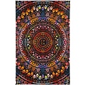 3D Colorful Cat Mandala Tapestry (90"x60")