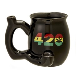 Small 420 Rasta Pipe Mug