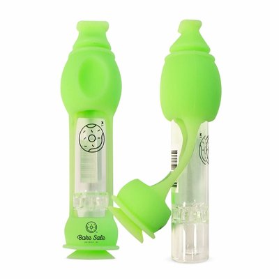 Beamer Bake Sale Glass and Silicone Multi Hitter Bat (4.5")
