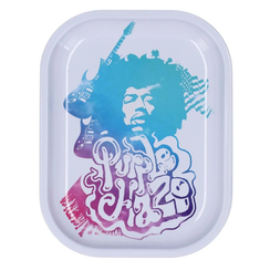 Rock Legends Jimi Hendrix Rainbow Haze Metal Rolling Tray Small