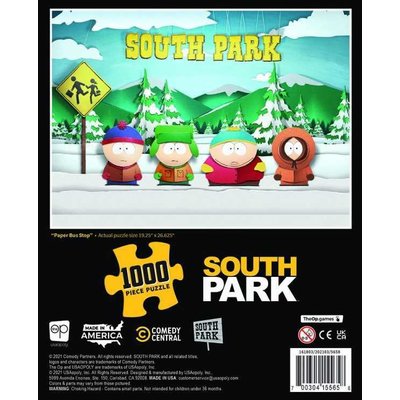 South Park "Paper Bus Stop" 1000 Piece Puzzle
