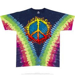 Peace Amoeba Tie Dye T-Shirt