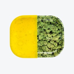 Oil & Buds Metal/Silicone Hybrid Rolling Tray