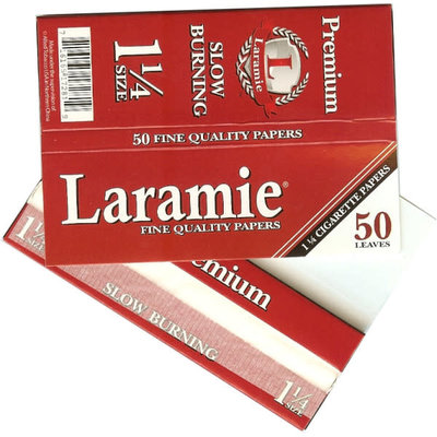Laramie Red Rolling Papers (1 1/4")