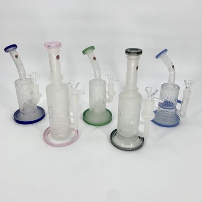 Crush Frosted Water Pipe (8.5")