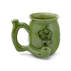 High Tea Pipe Mug Green